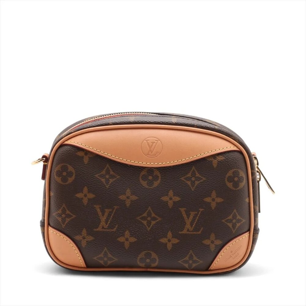 👜 Louis Vuitton Monogram Deauville Mini Brown M45528 - Picture 2 of 13